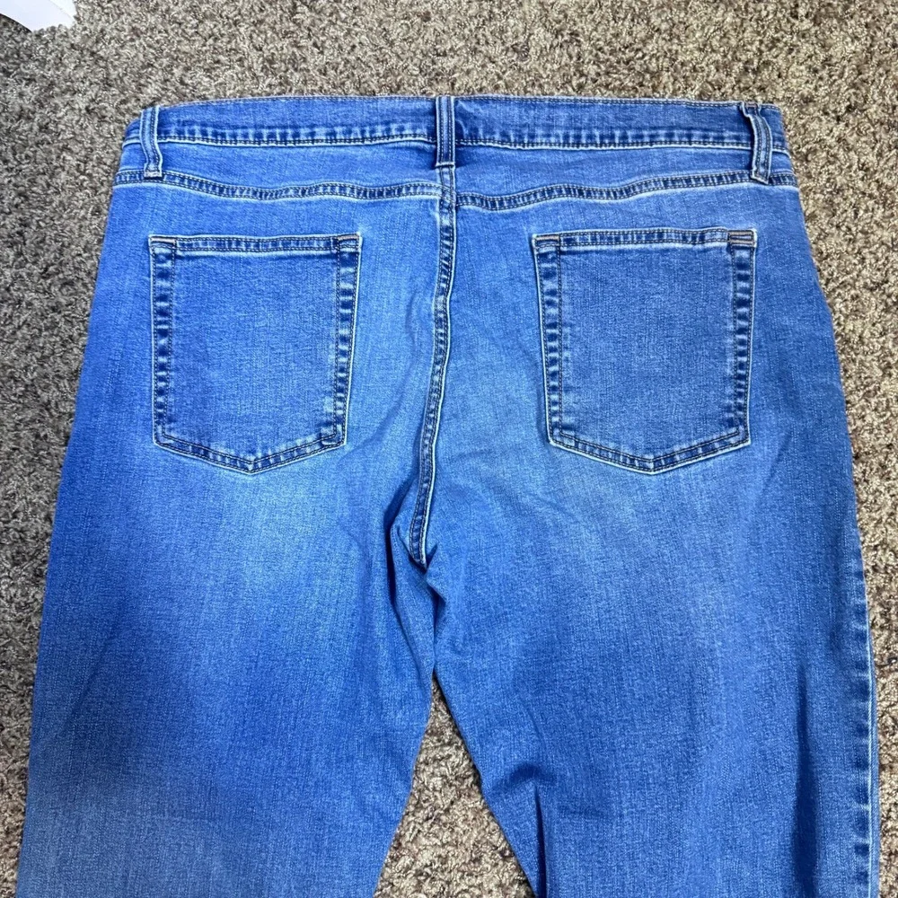 Goodfellow Mens 38x32 Athletic Fit Jeans Blue TruTemp 365 Straight Leg